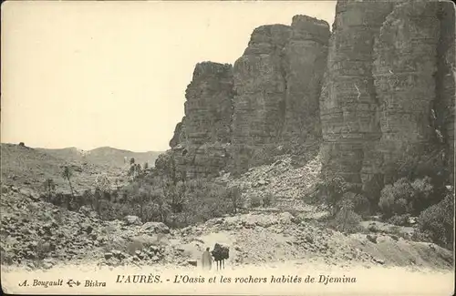 Biskra Laures Oasis et les rochers habites de Djemina