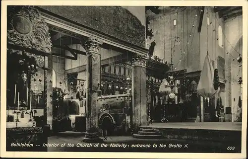 Bethlehem Yerushalayim  (Jerusalem) Church de la Nativite Kat. Bethlehem