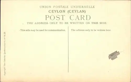 Colombo Ceylon Sri Lanka  / Colombo /