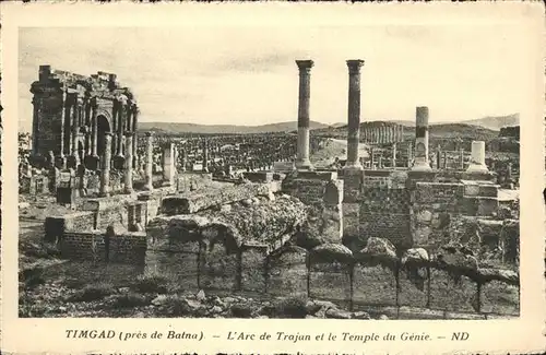 Timgad Temple du Genie