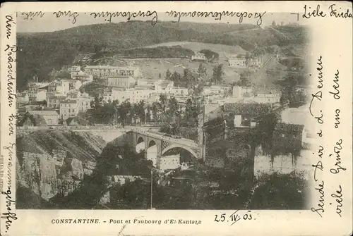 Constantine Pont Faubourg El Kantara