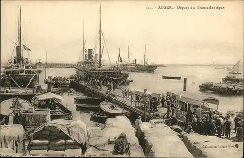 Alger Algerien Depart Transatlantique / Algier Algerien /