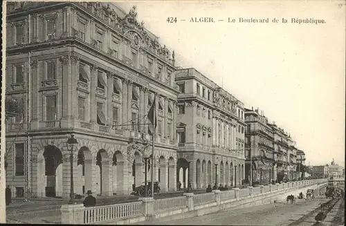 Alger Algerien Boulevard de la Repubique / Algier Algerien /