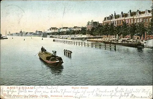 Amsterdam Buiten Amstel Schiff Kat. Amsterdam