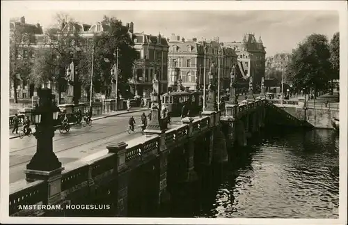 Amsterdam Hoogesluis Strassenbahn Kat. Amsterdam