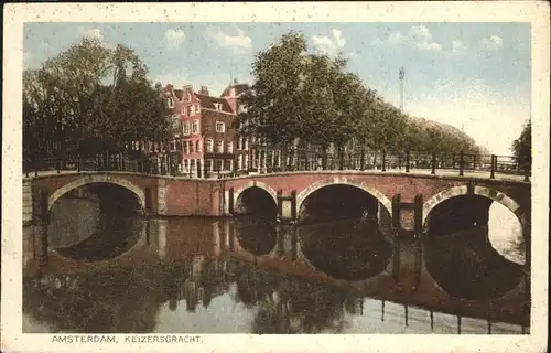 Amsterdam Keizergracht Bruecke Kat. Amsterdam