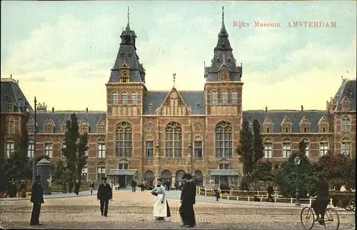 Amsterdam Rijks Museum Fahrrad Kat. Amsterdam