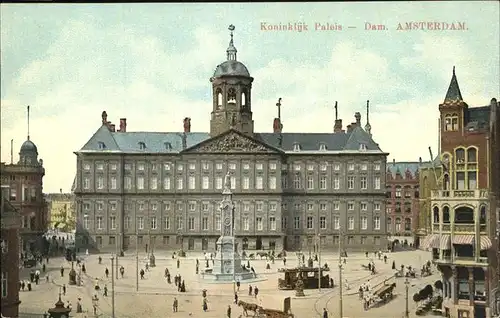 Amsterdam Koninklijk Paleis Kutsche  Kat. Amsterdam