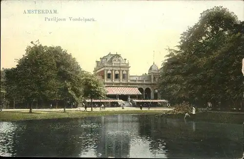 Amsterdam Paviljoen Vondelpark Kat. Amsterdam