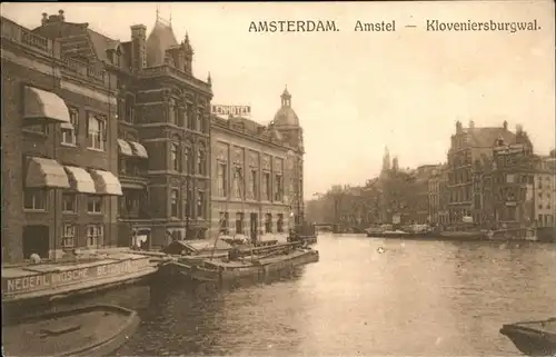 Amsterdam Amstel Kloveniersburgwal Kat. Amsterdam
