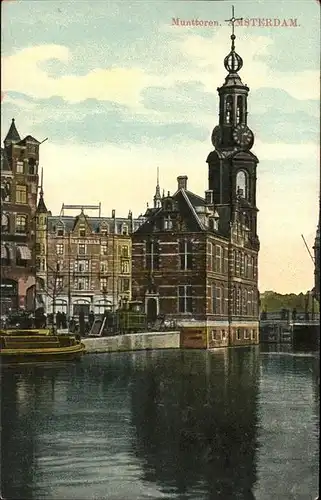 Amsterdam Munttoren  Kat. Amsterdam