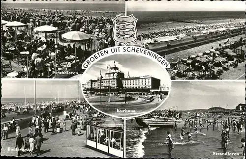 Scheveningen Strandleven Boulevard Kurhaus Kat. Scheveningen