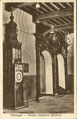 Nijmegen Hoekje Vestibule Stadhuis Kat. Nijmegen