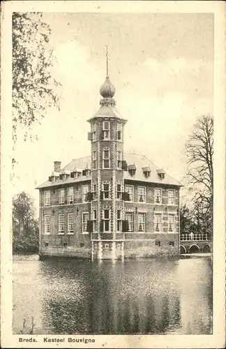 Breda Noord-Brabant Kasteel Bouvigne Kat. Breda