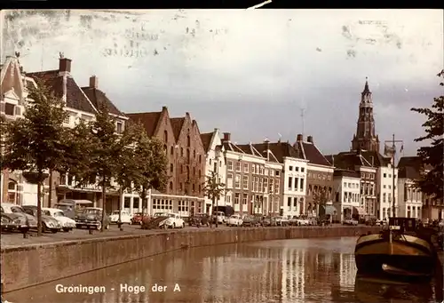 Groningen Hoge der A Schiff Kat. Groningen