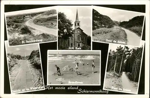 Schiermonnikoog Duinen Kerk Bernhardweg Strand