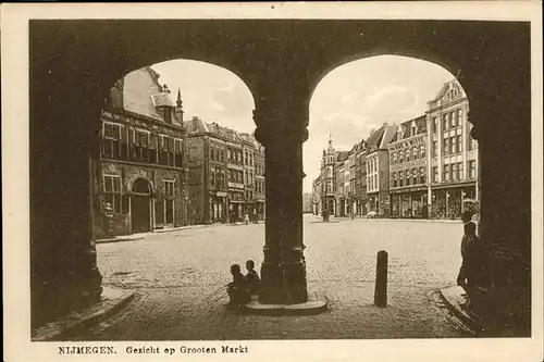 Nijmegen Gezicht GrootenMarkt Kat. Nijmegen