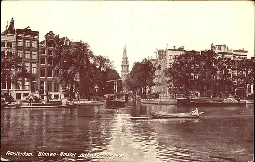 Amsterdam Binnen Amstel Schiff  Kat. Amsterdam