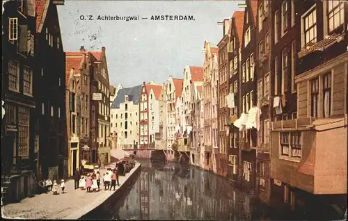 Amsterdam Achterburgwal Kat. Amsterdam