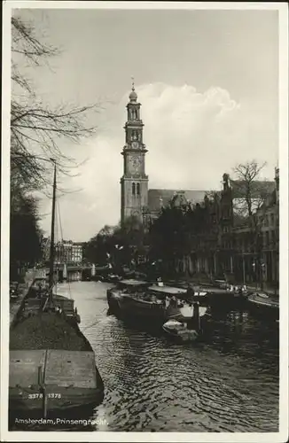 Amsterdam Prinsengracht Schiff Kat. Amsterdam