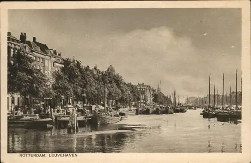 Rotterdam Leuvehaven Schiff Kat. Rotterdam