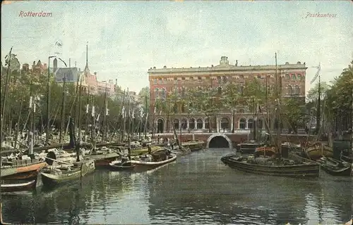 Rotterdam Postkantoor Schiff Kat. Rotterdam