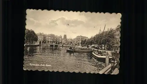 Rotterdam Oude Haven Schiff Kat. Rotterdam