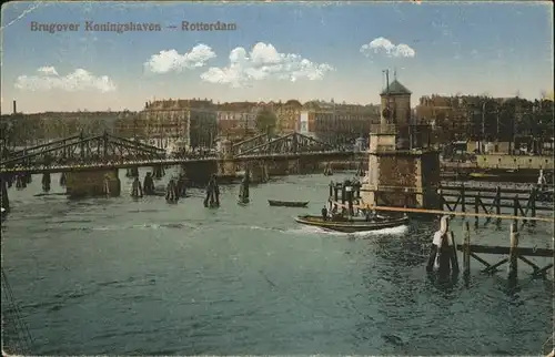 Rotterdam Brugover Koningshaven Bruecke Kat. Rotterdam