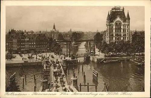 Rotterdam Vier Brug Witte Huis Kutsche Kat. Rotterdam