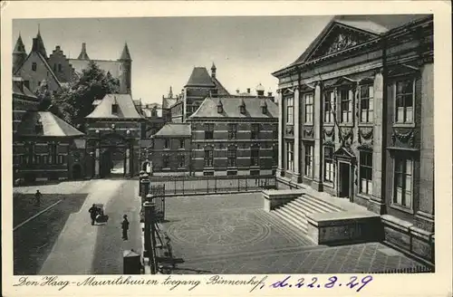 Den Haag Mauritshuis Binnenhof