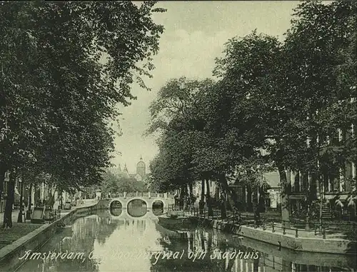 Amsterdam Stadhuis Bruecke Kat. Amsterdam