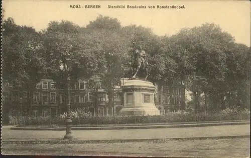 Bergen aan Zee Standbild Baudouins Konstantinople