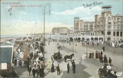 Scheveningen Boulevard Palace Hotel Kutsche  Kat. Scheveningen