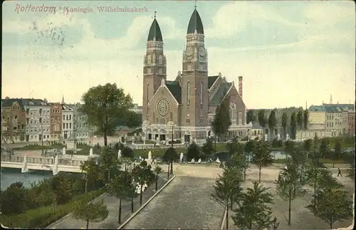 Rotterdam Koningin Wilhelminakerk Kat. Rotterdam