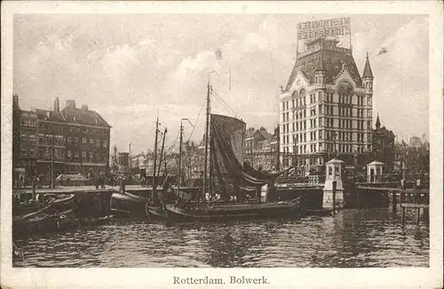 Rotterdam Bolwerk Schiff Kat. Rotterdam