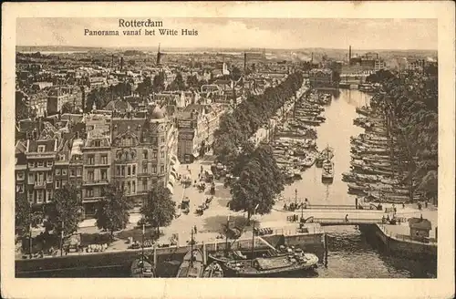 Rotterdam Witte Huis Schiff Bruecke Kat. Rotterdam