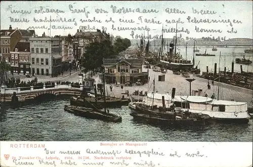 Rotterdam Maasgezicht Schiff Kat. Rotterdam