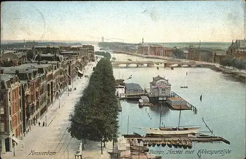 Amsterdam Buiten Amstel met Weesperzijde Bruecke Kat. Amsterdam