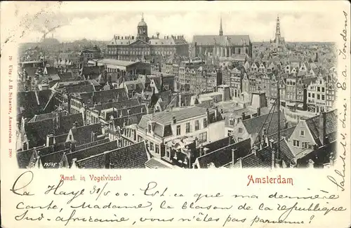 Amsterdam Fliegeraufnahme  Kat. Amsterdam