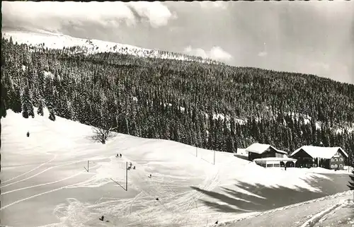 wz28461 Hirschegg Kleinwalsertal Vorarlberg Jugendferienheim Haus Sonnblick Kategorie. Mittelberg Alte Ansichtskarten