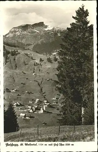 wz28484 Hirschegg Kleinwalsertal Vorarlberg Panorama Kategorie. Mittelberg Alte Ansichtskarten