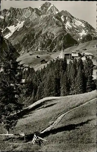 wz28558 Hirschegg Kleinwalsertal Vorarlberg Widderstein Kategorie. Mittelberg Alte Ansichtskarten