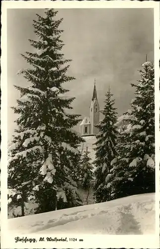 wz28562 Hirschegg Kleinwalsertal Vorarlberg Kirche Kategorie. Mittelberg Alte Ansichtskarten
