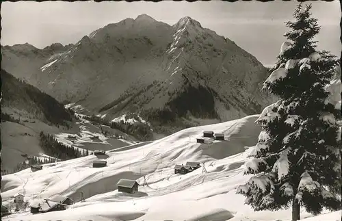 wz28592 Hirschegg Kleinwalsertal Vorarlberg Ferienheim Schloessle Kategorie. Mittelberg Alte Ansichtskarten