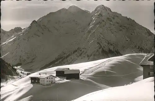 wz28593 Hirschegg Kleinwalsertal Vorarlberg Ferienheim Schloessle Kategorie. Mittelberg Alte Ansichtskarten