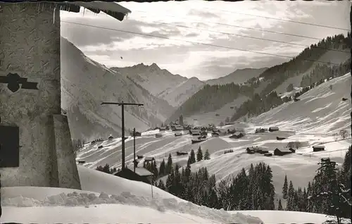 wz28595 Hirschegg Kleinwalsertal Vorarlberg Haus Bergfrieden Kategorie. Mittelberg Alte Ansichtskarten