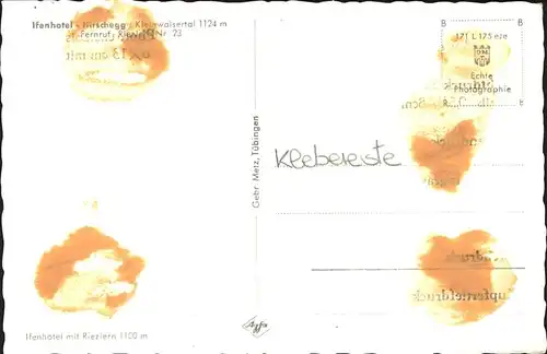 wz28603 Hirschegg Kleinwalsertal Vorarlberg Ifenhotel Hirschegg Kategorie. Mittelberg Alte Ansichtskarten