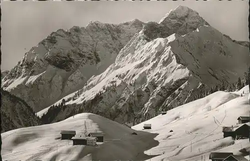 wz28607 Hirschegg Kleinwalsertal Vorarlberg Ferienheim Schloessle Kategorie. Mittelberg Alte Ansichtskarten