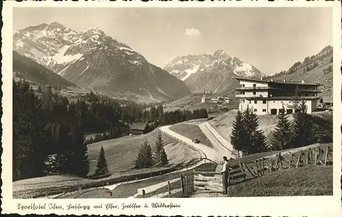 wz28681 Hirschegg Kleinwalsertal Vorarlberg Sporthotel Ifen Kategorie. Mittelberg Alte Ansichtskarten