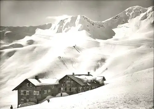 Kleinwalsertal Schwarzwasserhuette Gruenhorn